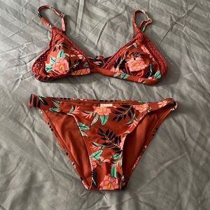Pink Floral Target 2 Piece swimsuit